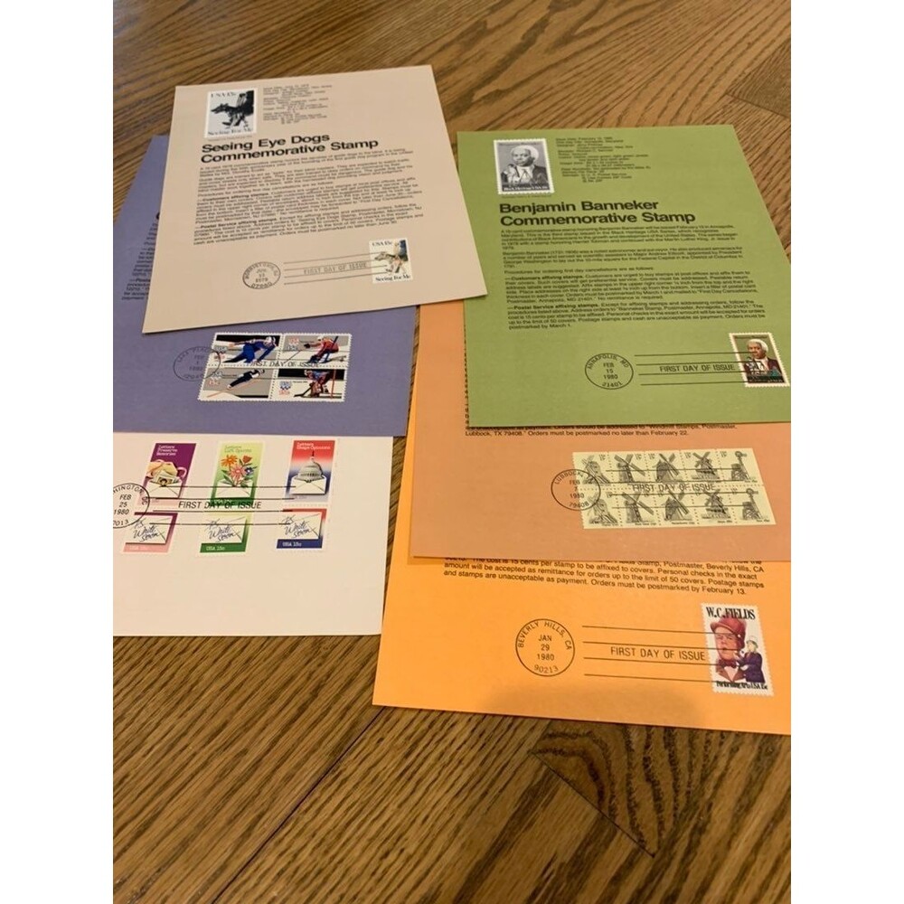 (30) USPS Stamp First Day Issue Announcements